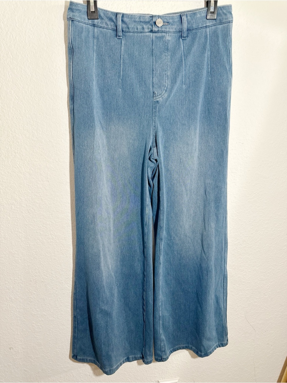 New Halara Flex High Waisted Tummy Control Wide Leg Jeans With Pockets Size L